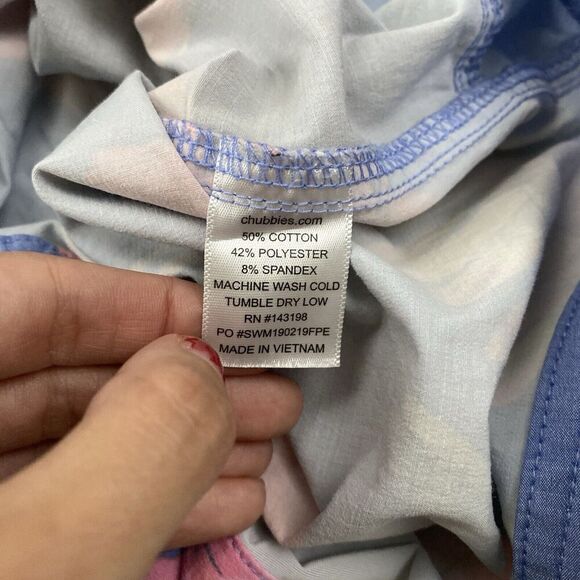 Chubbies Men’s Blue Multicolor Tropical Parrot Boardshorts Size 32 Stretch - Picture 6 of 7